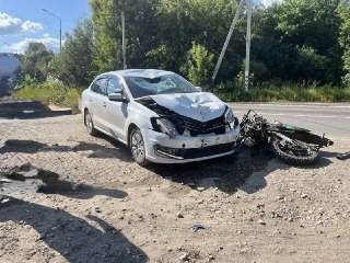 ДТП с мотоциклом в Орловской области: двое подростков пострадали